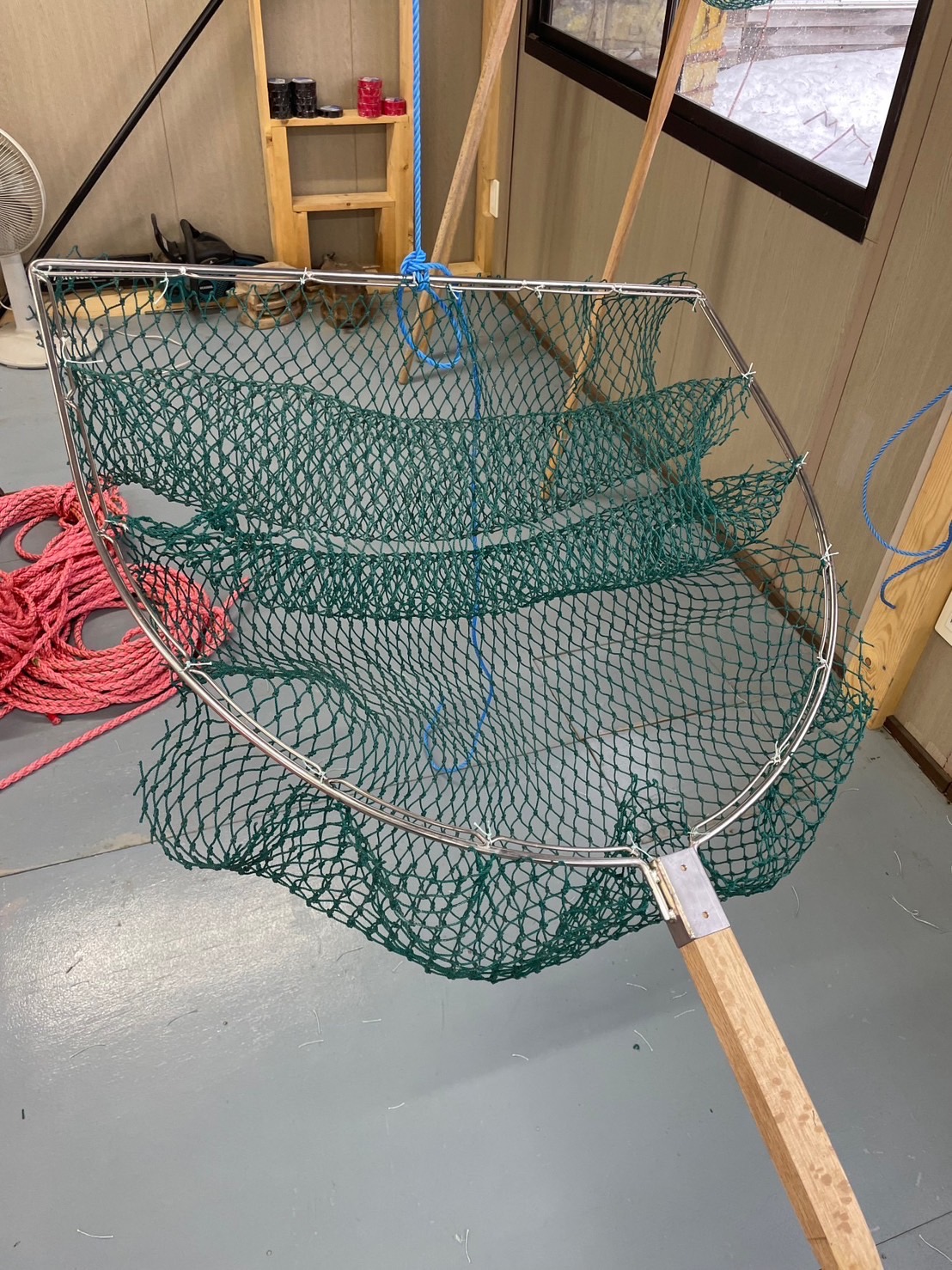 タモ網作成